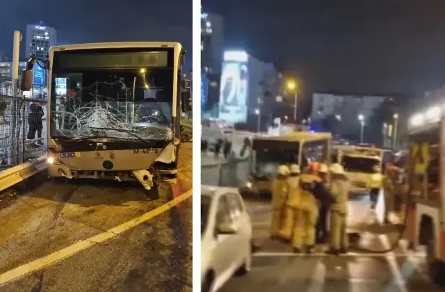 15 Temmuz Şehitler Köprüsü trafiğe kapandı! Zincirlikuyu’da metrobüs kazası