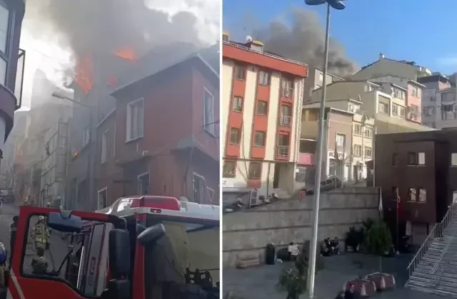 Beyoğlu’nda korkutan yangın