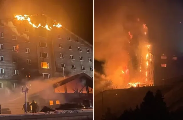 Bolu Kartalkaya Kayak Merkezi’ndeki otelde yangın: 10 ölü, 32 yaralı