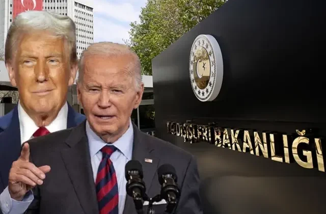 Dışişleri Bakanlığı’ndan Biden’a kınama, Trump’a mesaj