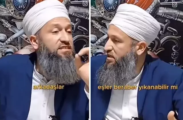 Eşler beraber yıkanabilir mi? Cübbeli şahsın verdiği cevap tepki çekti