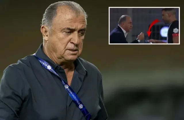 Futbolcusu Fatih Terim’in yüzüne su fırlattı, her gören aynı yorumu yaptı