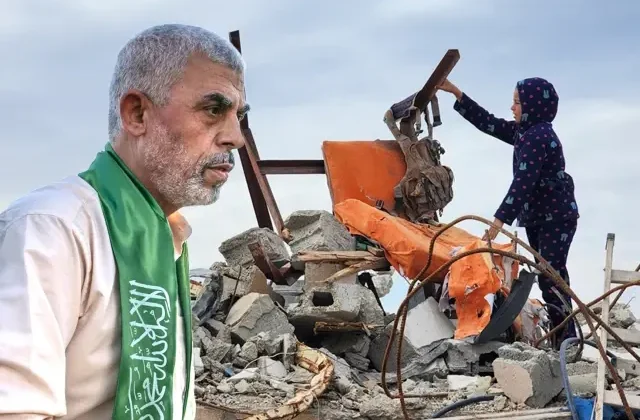 Hamas lideri Sinvar’ın yeleği ve ölmeden önce yaralı olarak oturduğu koltuk bulundu