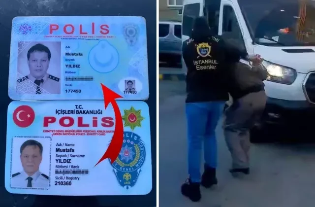 Kartındaki yazım hatası sahte polisi ele verdi