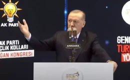 Kongrede Cumhurbaşkanı Erdoğan’ı mest eden pankart: Şunu ger biraz