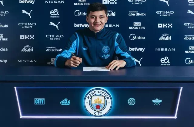 Manchester City’de imzalar atıldı: Abdukodir Khusanov, Premier Lig tarihine geçti