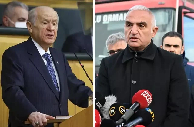 Bahçeli’den Bakan Ersoy’a: Hiçbir şey olmamış gibi hareket etmesini doğru bulmuyoruz