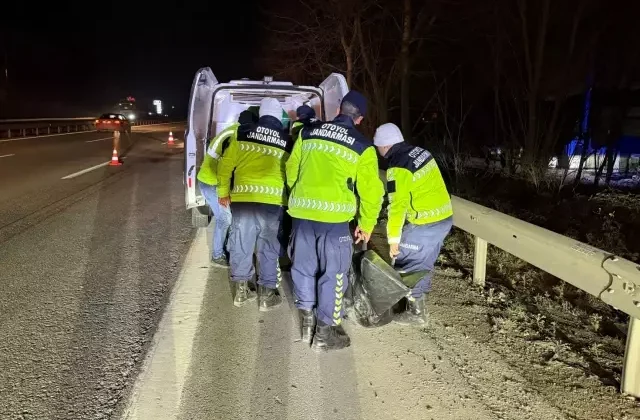 Otoyolda kan donduran olay: Parçalanmış cesedi bulundu