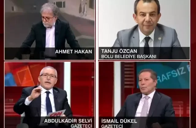 Tanju Özcan ile Abdulkadir Selvi karşı karşıya geldi: Bu kadar vicdansız olma