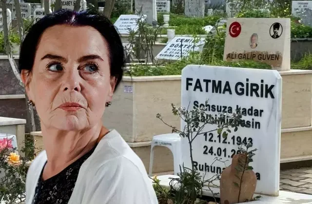 Türk sinemasının usta ismi Fatma Girik, mezarı başında anıldı