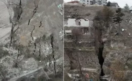 3,5’lik depremde bile yarıklar oluştu! Ankara’da tedirgin eden görüntü