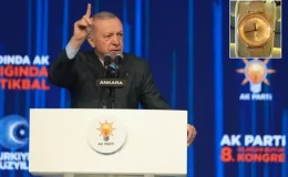 AK Parti Kongresi’nde dikkat çeken hediye! Erdoğan detayı gözlerden kaçmadı