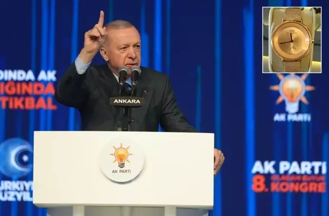 AK Parti Kongresi’nde dikkat çeken hediye! Erdoğan detayı gözlerden kaçmadı