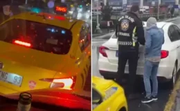 Ambulansa yol vermeyen taksi şoförüne şaka gibi ceza