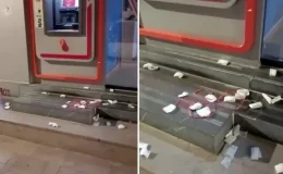 ATM’nin önündeki görüntüyü kayda alan vatandaşı isyan etti: Ayıp ya ayıp