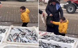 Balık alamadıkları için ağlayan çocuk! Neyse ki sonu güzel oldu