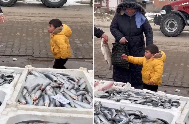 Balık alamadıkları için ağlayan çocuk! Neyse ki sonu güzel oldu