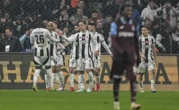 Beşiktaş, Trabzonspor’u 2-1 mağlup etti