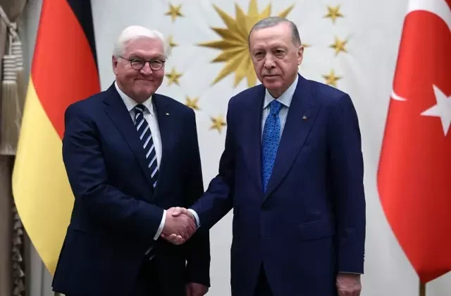 Cumhurbaşkanı Erdoğan, Almanya Cumhurbaşkanı Steinmeier ile görüştü