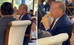 Cumhurbaşkanı Erdoğan Endonezya’da Mehter Marşı’na eşlik etti