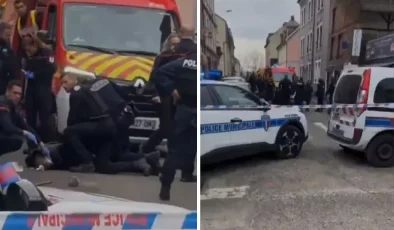 Fransa’da bıçaklı saldırgan bir kişiyi öldürdü, beş polisi yaraladı