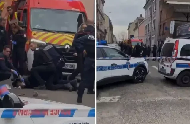 Fransa’da bıçaklı saldırgan bir kişiyi öldürdü, beş polisi yaraladı