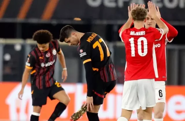 Galatasaray,  AZ Alkmaar’a deplasmanda 4-1 mağlup oldu