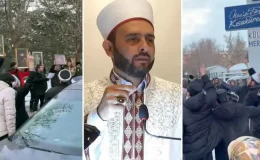 Halil Konakcı’ya büyük şok! Vaaz vermek için gittiği Erzurum’da protesto edildi