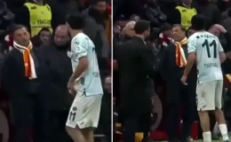 Herkes bu videoyu paylaşıyor! Okan Buruk rakip futbolcuya küfretti mi?