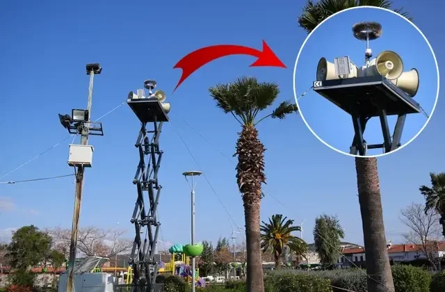 İzmir’e konuşlandırılan “mobil siren sistemi” faaliyete geçti