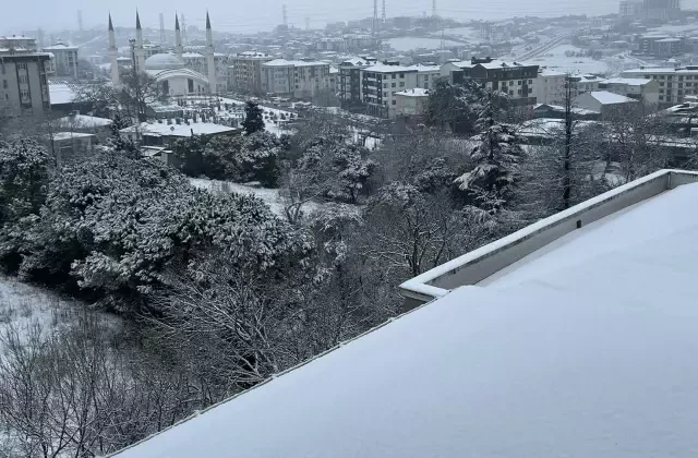 Kar yağışı nedeniyle İstanbul’da 9 ilçede okullar tatil edildi