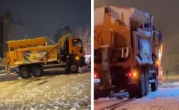 Kara teslim olan İstanbul’da kar küreme aracı dahi yolda kaldı