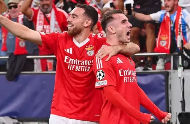 Kerem ve Orkun attı, Benfica Şampiyonlar Ligi’nde son 16’ya kaldı