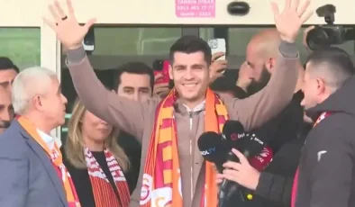 Morata’dan havaalanında olay yaratacak açıklama: Türkiye’ye gelmemin tek nedeni Galatasaray