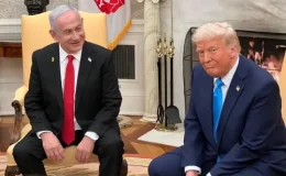 Netanyahu ortak basın toplantısında Trump’a övgüler yağdırdı