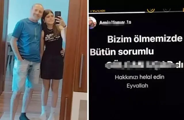 “Ölümümüzden o sorumludur” paylaşımı yapan baba kanlar içinde, kızı ise ölü bulundu