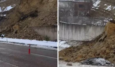 Ordu’da heyelan: Karadeniz-Akdeniz Yolu kapandı