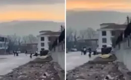 Polisin eski kayınpederini öldürdüğü dehşet anları kamerada