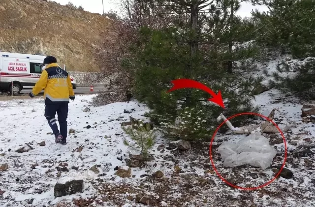 Yol kenarında ceset ihbarı ekipleri harekete geçirdi, gerçek sonradan ortaya çıktı