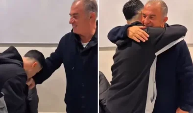 “Adanalı Ronaldo” Fatih Terim’in elini öperek Galatasaray forması imzalattı