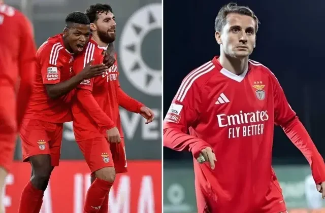 Benfica, Orkun ve Kerem’in gol attığı maçta Rio Ave’yi 3-2 yendi