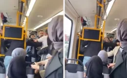 Bursa’da metroda kavga çıktı! O anlar kameralarda