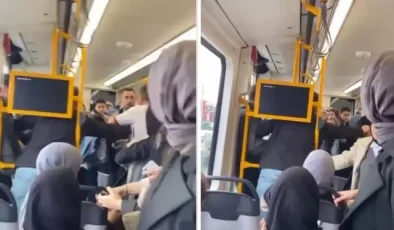 Bursa’da metroda kavga çıktı! O anlar kameralarda