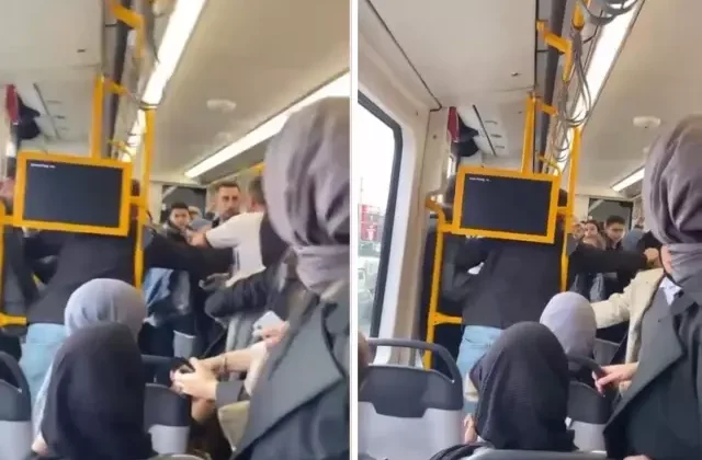 Bursa’da metroda kavga çıktı! O anlar kameralarda