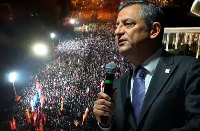 CHP lideri Özgür Özel, bir kez daha Saraçhane’de toplanan kalabalığa seslendi