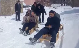 Erzurum’da yaşlıların “Benim kızağım” kavgası: Senin gözlerin görmüyor kardeş, yaşın geçti