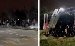 Gözaltıları protesto etmek için ODTÜ’de buluşan öğrencilere polis müdahalesi