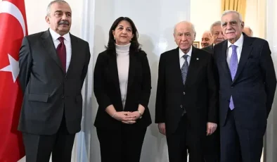 Gözlerin çevrildiği DEM Parti ve MHP görüşmesi başladı! Bahçeli’nin de bir mesajı var