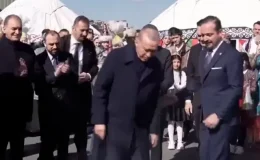 İstanbul’da Nevruz kutlaması! Cumhurbaşkanı Erdoğan, ateşi yakıp üzerinden atladı