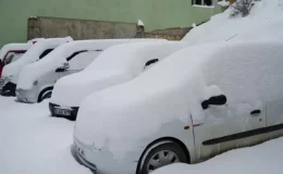 Mart kapıdan baktırdı! 15 santimetre karla uyandılar